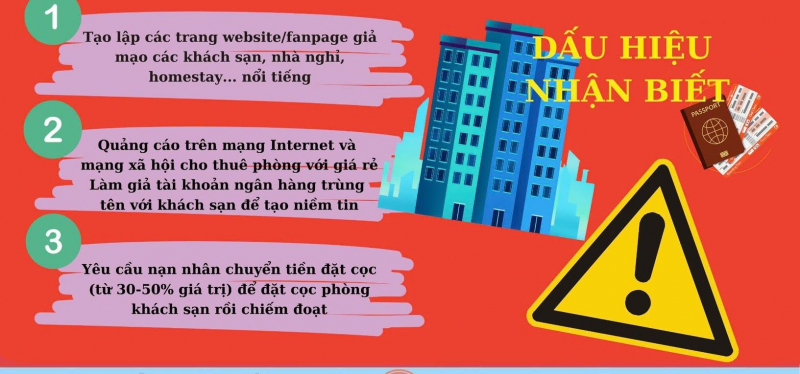 Các dấu hiệu lừa đảo đặt phòng dịp Lễ 2.9